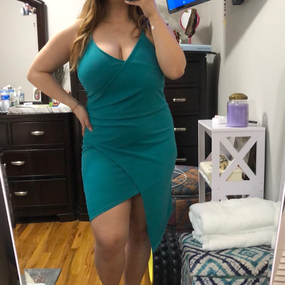 Teal dress 👗